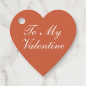 Étiquettes Cadeau À mon coeur valentin (Devant)