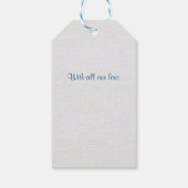 Étiquettes-cadeau À notre bébé Noël petit-fils (Dos)