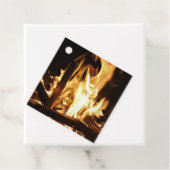 Étiquettes Cadeau A travers les flammes (En situation)