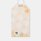 Étiquettes-cadeau Abeille aquarelle (Dos)