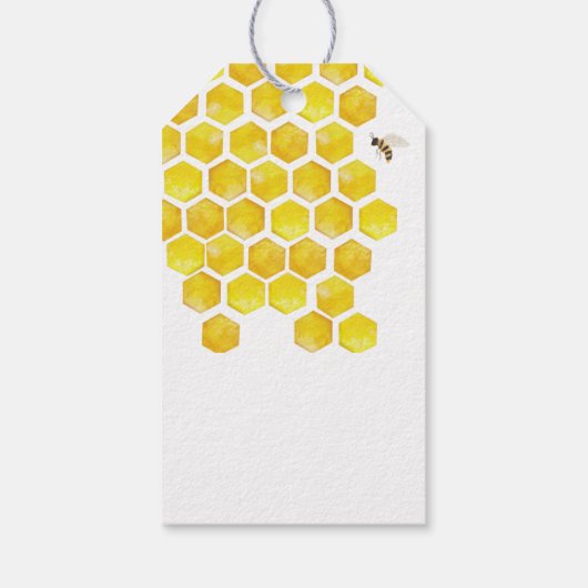 Étiquettes-cadeau Abeille de miel et marguerites doux comme peut êtr (Dos)