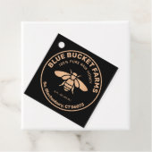 Étiquettes Cadeau Abeille de miel maison (En situation)