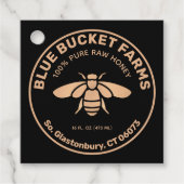 Étiquettes Cadeau Abeille de miel maison (Devant)