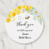 Étiquettes Cadeau Abeille Merci d'être ici (Devant)