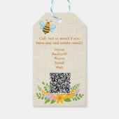 Étiquettes-cadeau Abeille modifiable POP-BY pour les revendeurs, cad (Dos)