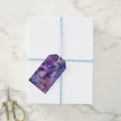 Étiquettes-cadeau Abréviation violette (Avec de laficelle)