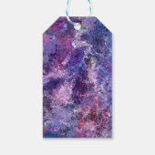 Étiquettes-cadeau Abréviation violette (Dos)