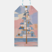 Étiquettes-cadeau Abstract Christmas Geometry (Dos)