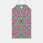 Étiquettes-cadeau Abstract modern mosaic kaleidoscopic (Dos)