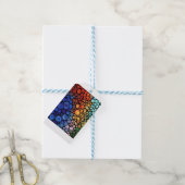 Étiquettes-cadeau abstrait-1 (Avec de laficelle)