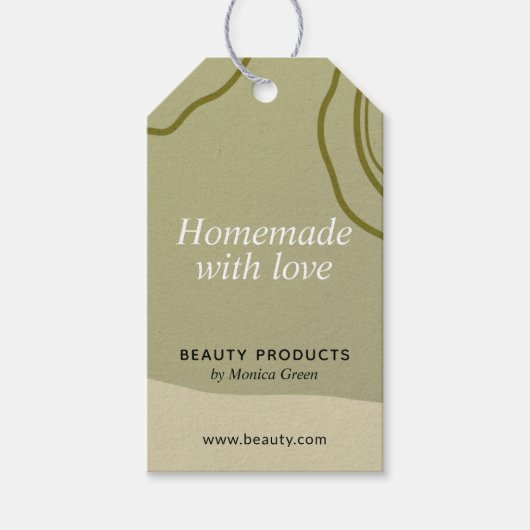 Étiquettes-cadeau Abstrait minimaliste tendance (Devant)