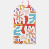 Étiquettes-cadeau Abstrait moderne coloré (Devant)