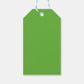Étiquettes-cadeau Abstrait noir et vert (Dos)