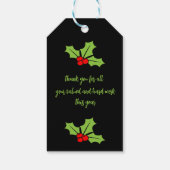 Étiquettes-cadeau Accueil Amélioration Cadeaux de Noël (Dos)