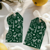 Étiquettes-cadeau Accueil Mariage illustré à main