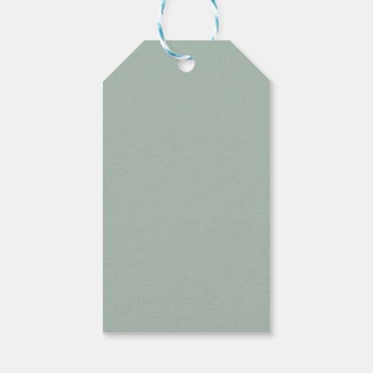 Étiquettes-cadeau Accueil Mariage vert Tropical Géométrique Or (Dos)