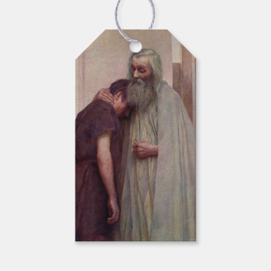 Étiquettes-cadeau Accueil (Père et Fils) (Devant)