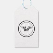 Étiquettes-cadeau Accueil personnalisé au logo du quartier (Dos)