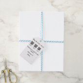 Étiquettes-cadeau acheter une boisson à la mariée scanner le code QR (Avec de laficelle)