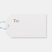 Étiquettes-cadeau Activité mariage Week-end Pickleball Gold & White (Dos Horizontal)