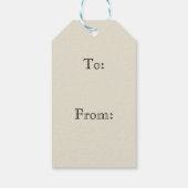 Étiquettes-cadeau Adorable Ange de Noël (Dos)