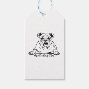 Étiquettes-cadeau Adorable Bulldog