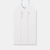 Étiquettes-cadeau Adorable Editable Winter Wonderland Holidays (Dos)