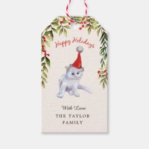 Étiquettes-cadeau Adorable Kitten Joyeux Amoureux de les chats de No