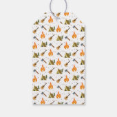 Étiquettes-cadeau Adventure Attend Happy Camper Anniversaire Favoris (Dos)