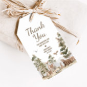 Étiquettes-cadeau Adventure Await Woodland Animaux Favoriser les éti