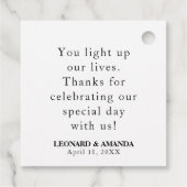 Étiquettes Cadeau Adventure commence fiançailles mariage mot map (Dos)