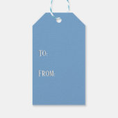 Étiquettes-cadeau Affichage figé Ajouter du texte (Dos)