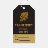 Étiquettes-cadeau Aged to Perfection | Whisky Celebration (Dos)