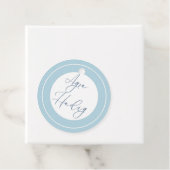 Étiquettes Cadeau Agra Hadig-First Tooth blue (En situation)