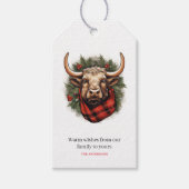 Étiquettes-cadeau Agritourisme Russe Red Buffalo (Devant)