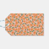 Étiquettes-cadeau Agrumes Oranges Fruits Nom personnalisé Boîtier de (Dos Horizontal)