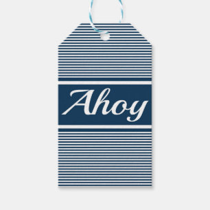 Étiquettes-cadeau Ahoy