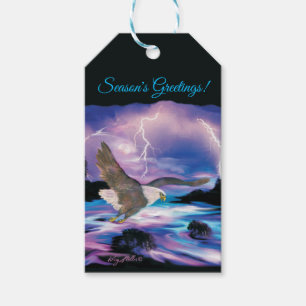 Étiquettes-cadeau Aigle chauve