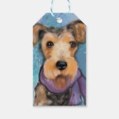 Étiquettes-cadeau Airedale Terrier (Devant)