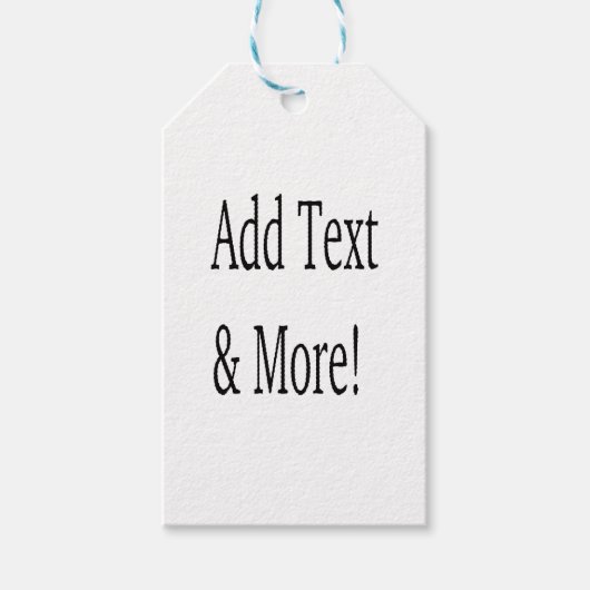 Étiquettes-cadeau Ajouter du texte et plus ! Customisez votre propre (Devant)