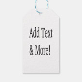 Étiquettes-cadeau Ajouter du texte et plus ! Customisez votre propre (Dos)