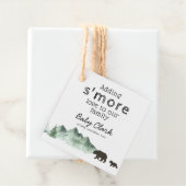 Étiquettes Cadeau Ajouter la balise d'ours du Baby shower d'amour S' (En situation)