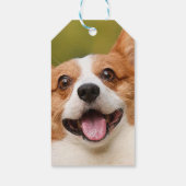 Étiquettes-cadeau Ajouter photo de chien personnalisé Customisé (Dos)