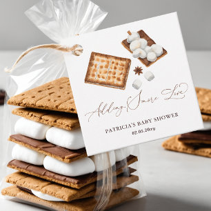 Étiquettes Cadeau Ajouter S'more Love Baby shower neutre genre