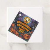 Étiquettes Cadeau Ajouter un nom Année Halloween (En situation)