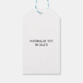 Étiquettes-cadeau Ajouter Votre Nom Papillon & Coeur Fait Maison Ave (Dos)