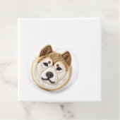 Étiquettes Cadeau Akita Chien 3D Inspiré (En situation)