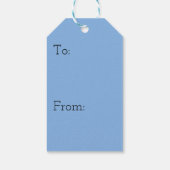 Étiquettes-cadeau Alaskan Mountain Range Photographie panoramique (Dos)