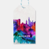 Étiquettes-cadeau Alger Skyline (Dos)