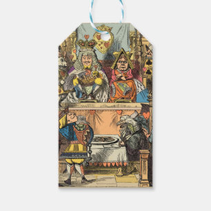 Étiquettes-cadeau Alice à Wonderland Cheshire Cat Characters